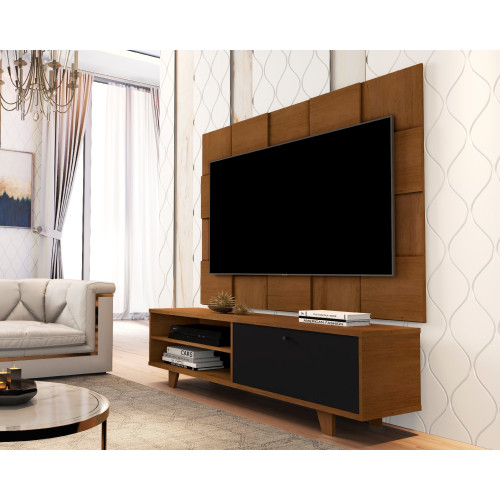 PAINEL TV 55 POLEGADAS 160CM COM EFEITO 3D 5095 CARAMELO