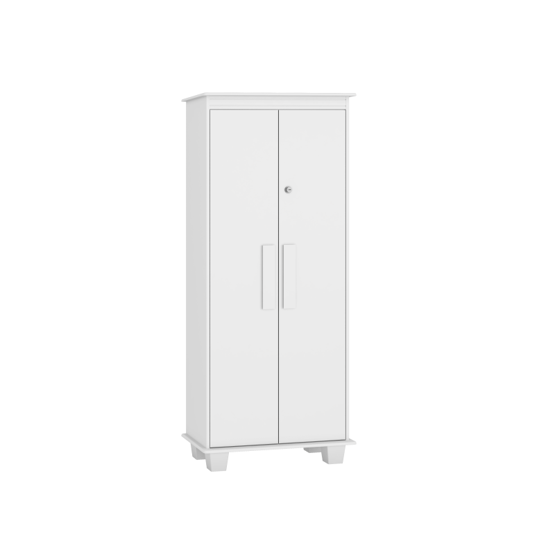 MULTIUSO ARMARIO 75CM 2 PORTAS E PRATELEIRAS MEXICO BRANCO