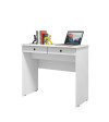 MESA DE COMPUTADOR ESCRIVANINHA 090CM 2 GAVETAS BRANCO 